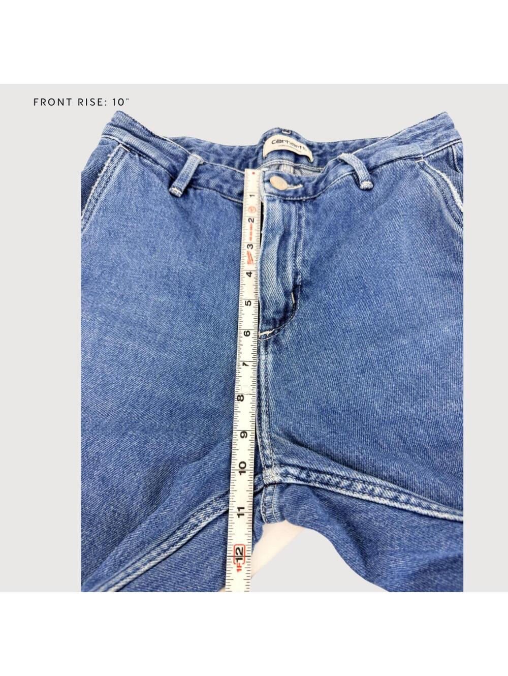 Carhartt WIP Pierce Boyfriend Carpenter Jeans 26 - Picture 8 of 9